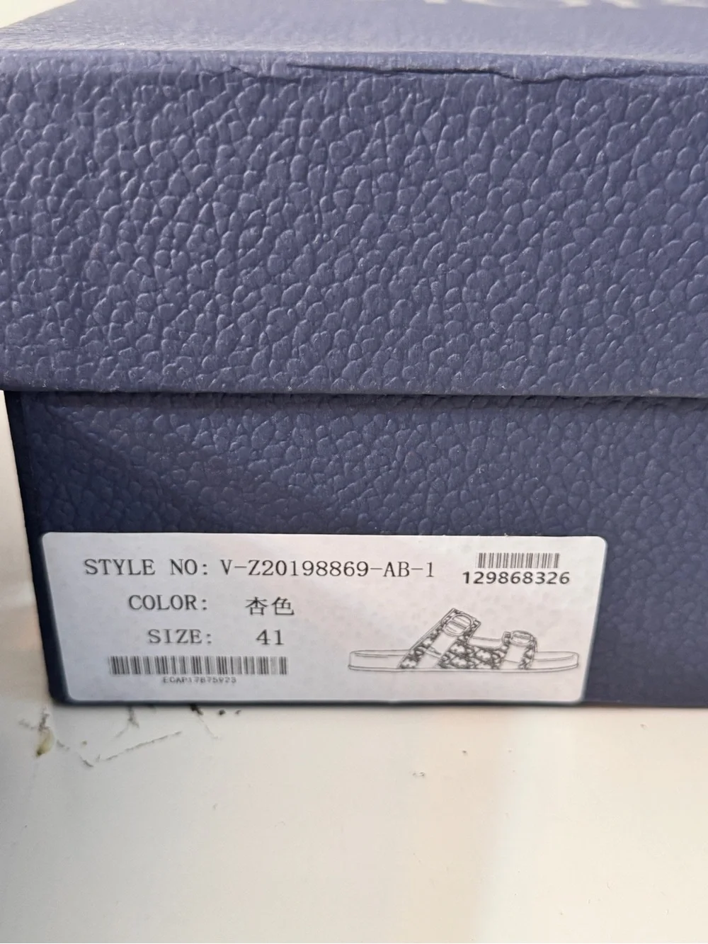 Authentic Dior Oblique Canvas Double-Strap Sandals Come w Original Box & Dustbag